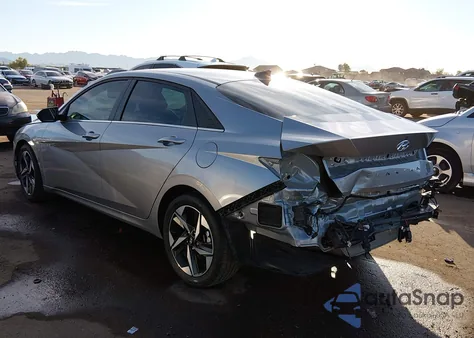 2022 Hyundai Elantra Limited z USA, uszkodzony, nr VIN 5NPLP4AG5NH057977